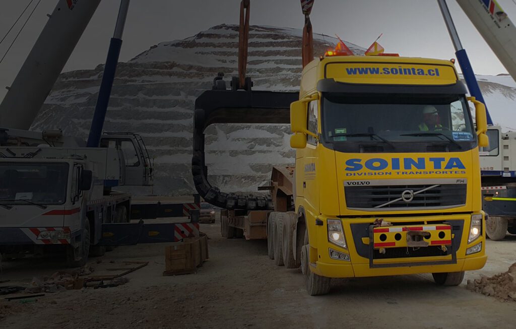 Servicio de transporte de carga Sointa Chile