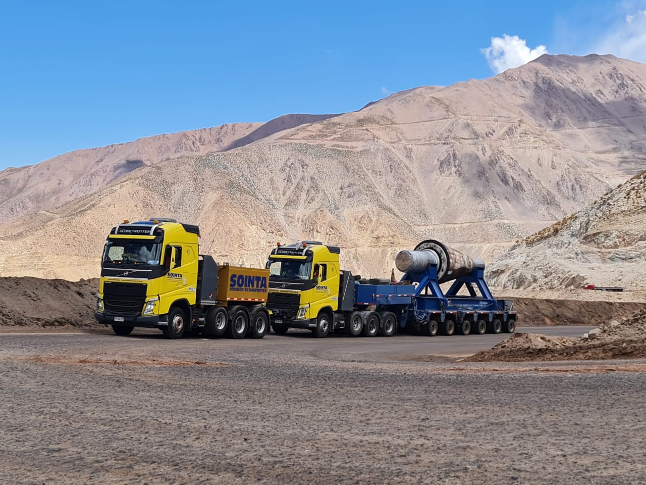 Servicio de transporte de carga Sointa Chile
