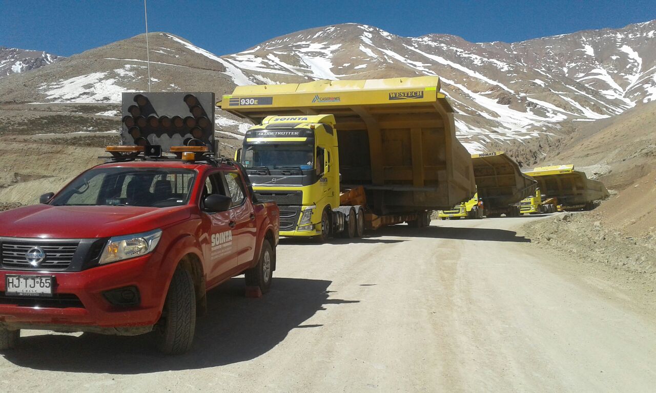 Servicio de transporte de carga Sointa Chile
